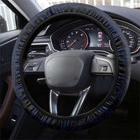 Kia Orana Kuki Airani Steering Wheel Cover Cook Islands Tangaroa God Tatau Purple