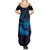 Kia Orana Kuki Airani Summer Maxi Dress Cook Islands Tangaroa God Tatau Purple