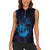 Kia Orana Kuki Airani Women Sleeveless Polo Shirt Cook Islands Tangaroa God Tatau Purple