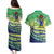 Te Maeva Nui Cook Islands Couples Matching Puletasi and Hawaiian Shirt 60th Independence Anniversary Proud