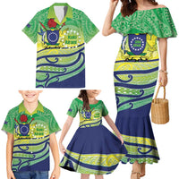 Te Maeva Nui Cook Islands Family Matching Mermaid Dress and Hawaiian Shirt 60th Independence Anniversary Proud LT14 - Polynesian Pride