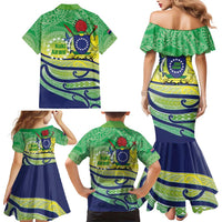 Te Maeva Nui Cook Islands Family Matching Mermaid Dress and Hawaiian Shirt 60th Independence Anniversary Proud LT14 - Polynesian Pride