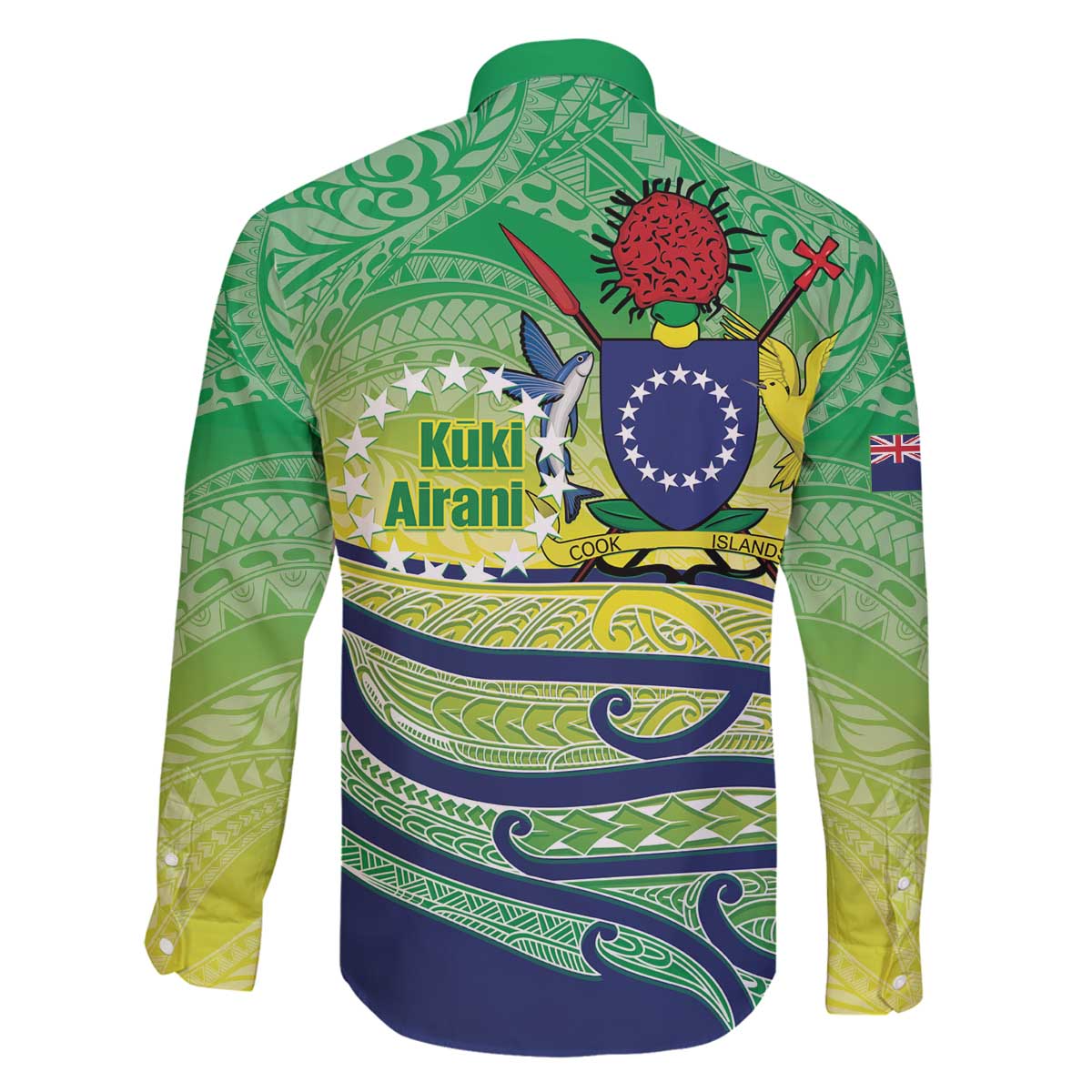 Te Maeva Nui Cook Islands Family Matching Off The Shoulder Long Sleeve Dress and Hawaiian Shirt 60th Independence Anniversary Proud LT14 - Polynesian Pride