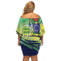 Te Maeva Nui Cook Islands Family Matching Off Shoulder Short Dress and Hawaiian Shirt 60th Independence Anniversary Proud LT14 - Polynesian Pride