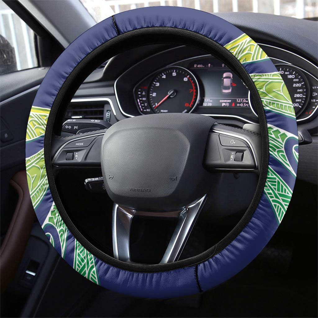 Te Maeva Nui Cook Islands Steering Wheel Cover 60th Independence Anniversary Proud