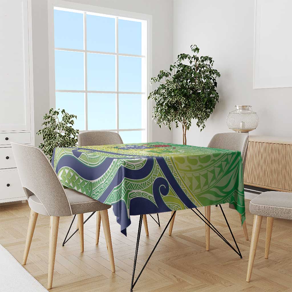 Te Maeva Nui Cook Islands Tablecloth 60th Independence Anniversary Proud
