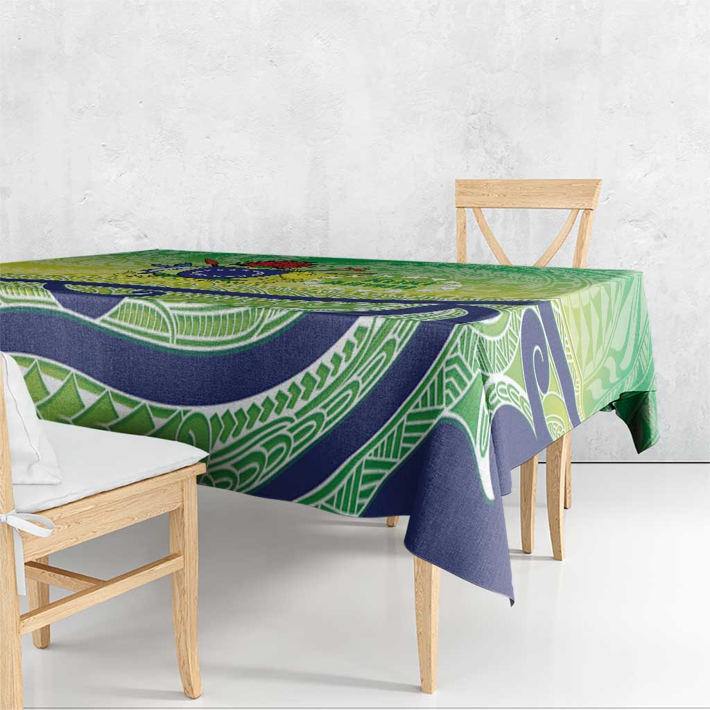 Te Maeva Nui Cook Islands Tablecloth 60th Independence Anniversary Proud