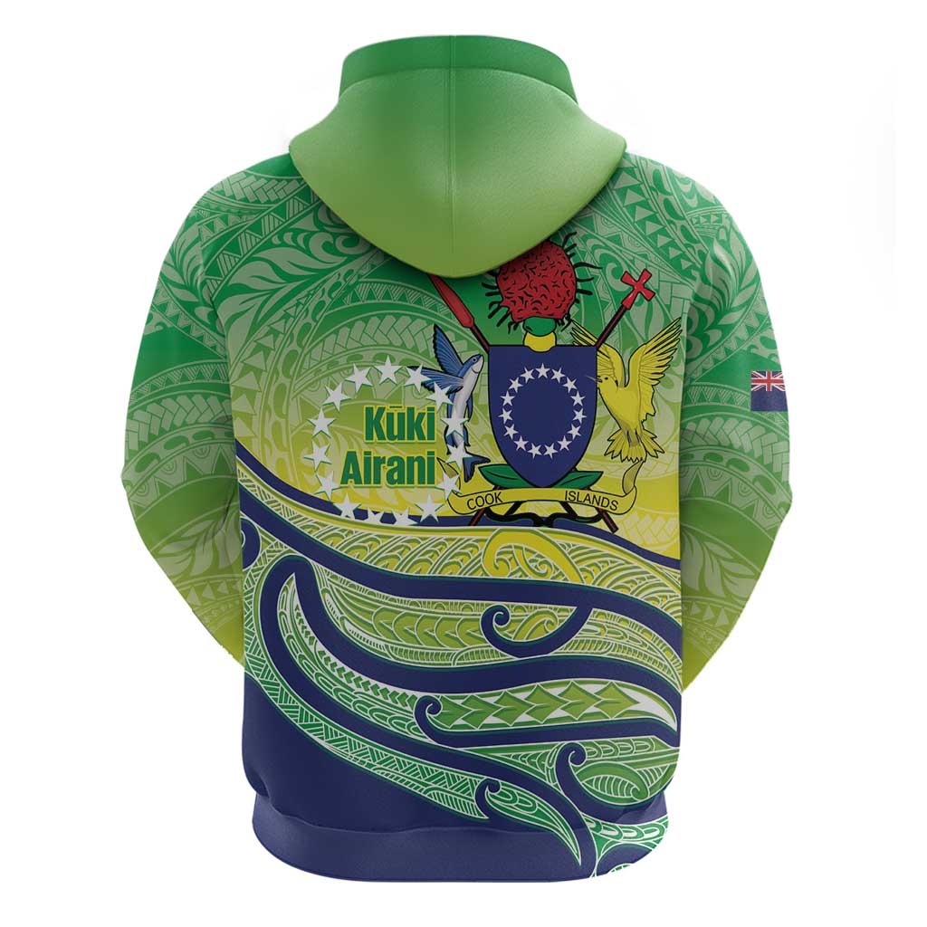 Te Maeva Nui Cook Islands Zip Hoodie 60th Independence Anniversary Proud