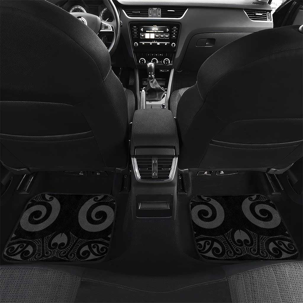 Personalised Aotearoa Darts Car Mats Maori Koru Flaming Dartboard