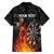 Personalised Aotearoa Darts Hawaiian Shirt Maori Koru Flaming Dartboard