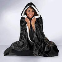 Personalised Aotearoa Darts Hooded Blanket Maori Koru Flaming Dartboard