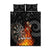 Personalised Aotearoa Darts Quilt Bed Set Maori Koru Flaming Dartboard