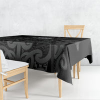 Maori Language Week Tablecloth Kia Mau Ki To Ukaipo Grey Color LT14 - Polynesian Pride