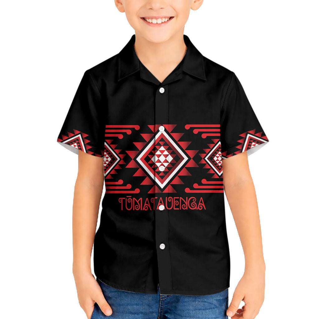 Aotearoa Atua Tumatauenga Personalised Hawaiian Shirt Maori God Of War Taniko Motifs LT14 - Polynesian Pride