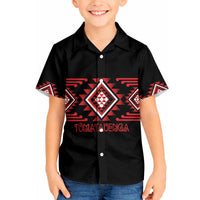 Aotearoa Atua Tumatauenga Personalised Hawaiian Shirt Maori God Of War Taniko Motifs LT14 - Polynesian Pride