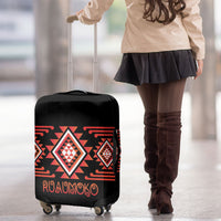 Aotearoa Atua Ruaumoko Luggage Cover Maori Powerful God Taniko Motifs LT14 - Polynesian Pride