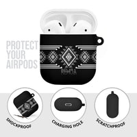 Aotearoa Atua Rehua AirPods Case Maori God Of Healing Taniko Motifs LT14 - Polynesian Pride