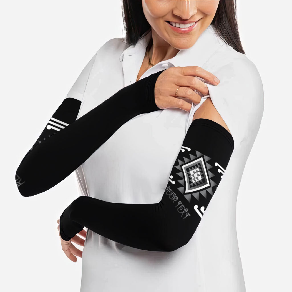 Aotearoa Atua Rehua Personalised Arm Sleeves Maori God Of Healing Taniko Motifs LT14 - Polynesian Pride