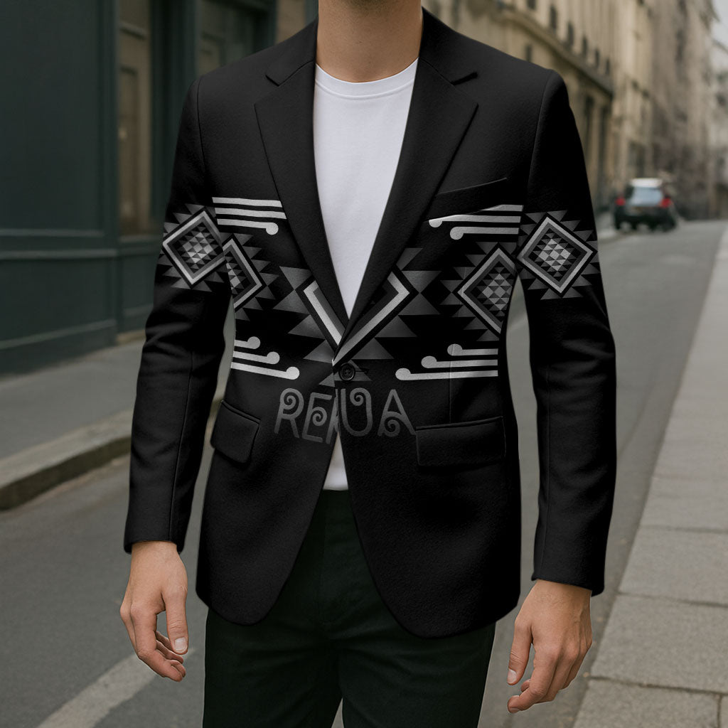 Aotearoa Atua Rehua Personalised Blazer Maori God Of Healing Taniko Motifs LT14 - Polynesian Pride