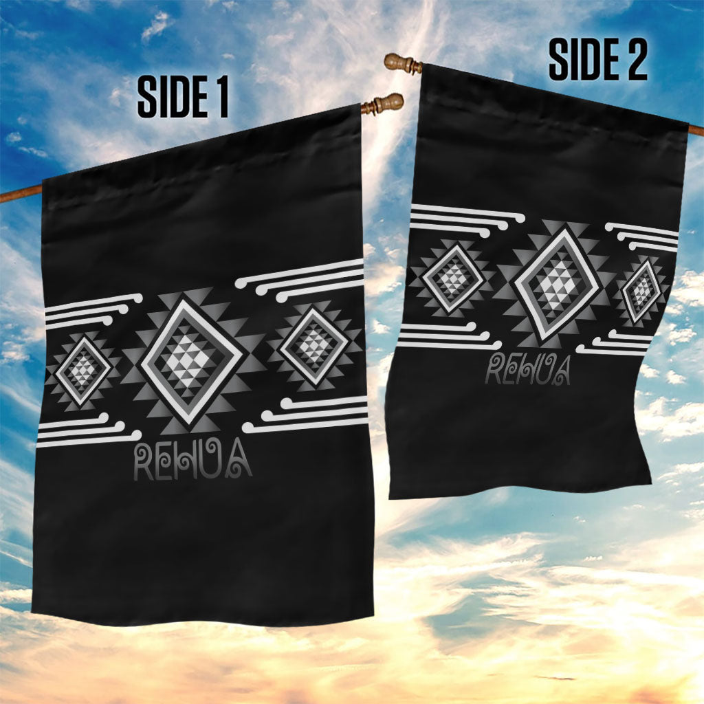 Aotearoa Atua Rehua Garden Flag Maori God Of Healing Taniko Motifs LT14 - Polynesian Pride