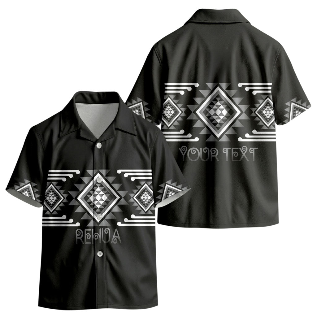 Aotearoa Atua Rehua Personalised Kid Hawaiian Shirt Maori God Of Healing Taniko Motifs LT14 - Polynesian Pride