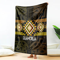 Aotearoa Atua Mahuika Blanket Maori Goddess Of Fire Taniko Motifs LT14 - Polynesian Pride