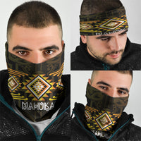 Aotearoa Atua Mahuika Neck Gaiter Maori Goddess Of Fire Taniko Motifs LT14 - Polynesian Pride