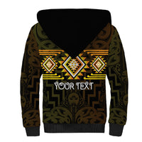 Aotearoa Atua Mahuika Personalised Sherpa Hoodie Maori Goddess Of Fire Taniko Motifs LT14 - Polynesian Pride