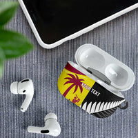 New Zealand and West Indies Cricket Custom AirPods Case Black Cap Windies Together - Polynesian Pride