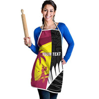 New Zealand and West Indies Cricket Custom Apron Black Cap Windies Together - Polynesian Pride