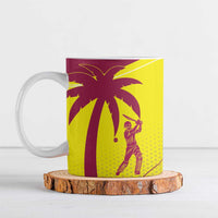 New Zealand and West Indies Cricket Custom Ceramic Mug Black Cap Windies Together - Polynesian Pride