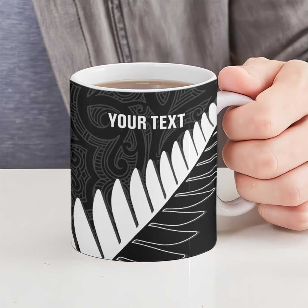 New Zealand and West Indies Cricket Custom Ceramic Mug Black Cap Windies Together - Polynesian Pride