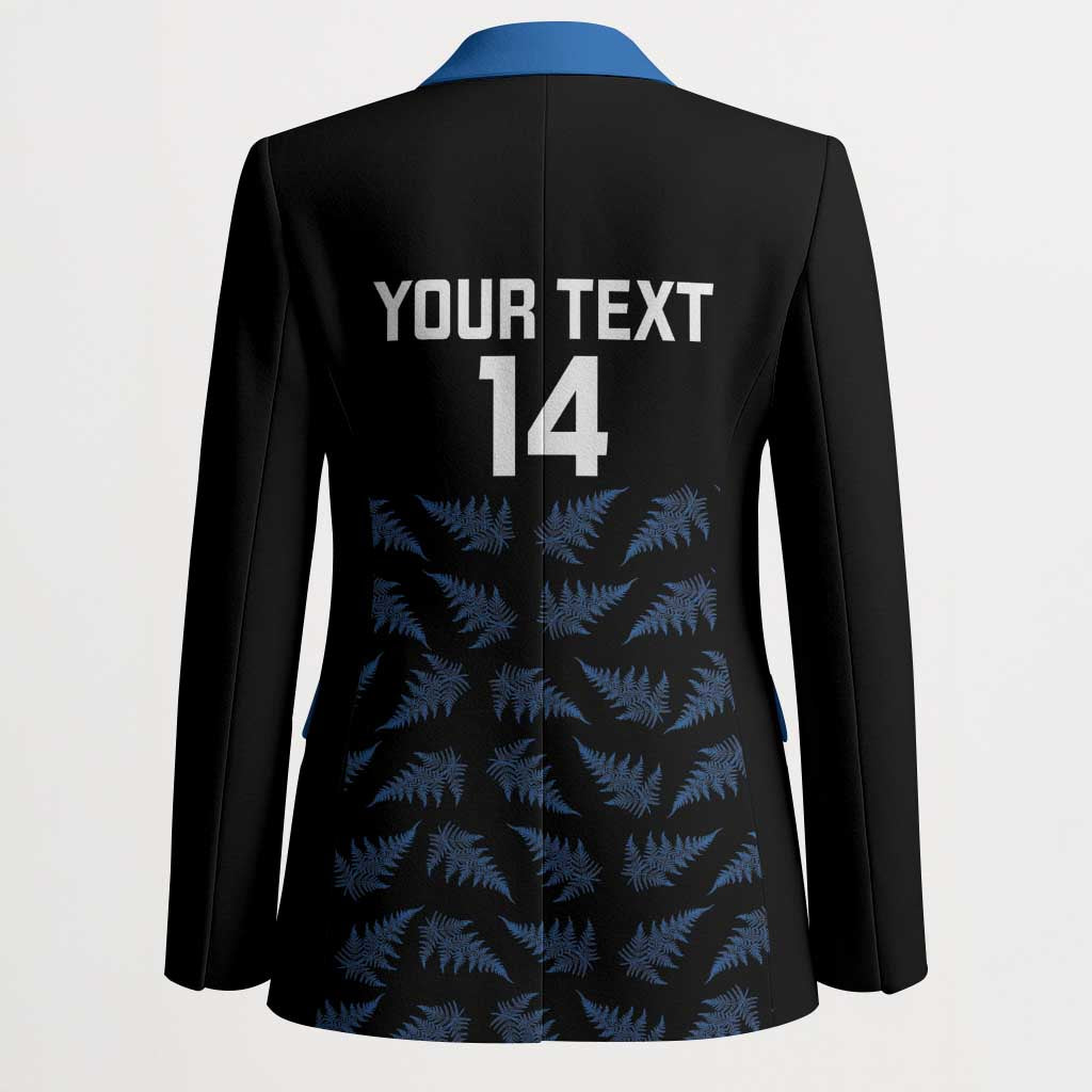 New Zealand Silver Fern Cricket Custom Blazer Black Cap T20 Version - Polynesian Pride