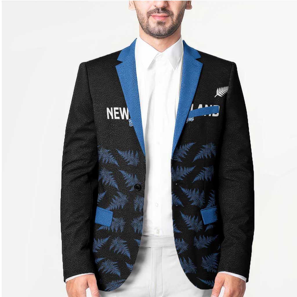 New Zealand Silver Fern Cricket Custom Blazer Black Cap T20 Version - Polynesian Pride