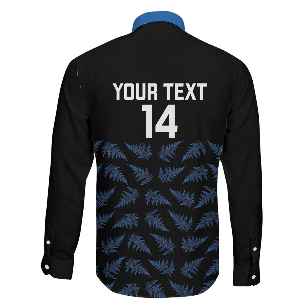 New Zealand Silver Fern Cricket Custom Family Matching Short Sleeve Bodycon Dress and Hawaiian Shirt Black Cap T20 Version LT14 - Polynesian Pride