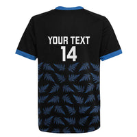 New Zealand Silver Fern Cricket Custom Rugby Jersey Black Cap T20 Version - Polynesian Pride