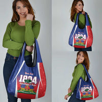 Personalized Haiti 1804 Grocery Bag Happy Ayiti Independence Day LT14