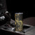 Gold And Black Aoteara Horse Racing Skinny Tumbler NZ Maori Pattern