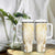 Gold And White Aoteara Horse Racing Tumbler With Handle NZ Maori Pattern