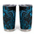 Blue Aoteara Horse Racing Tumbler Cup NZ Maori Pattern