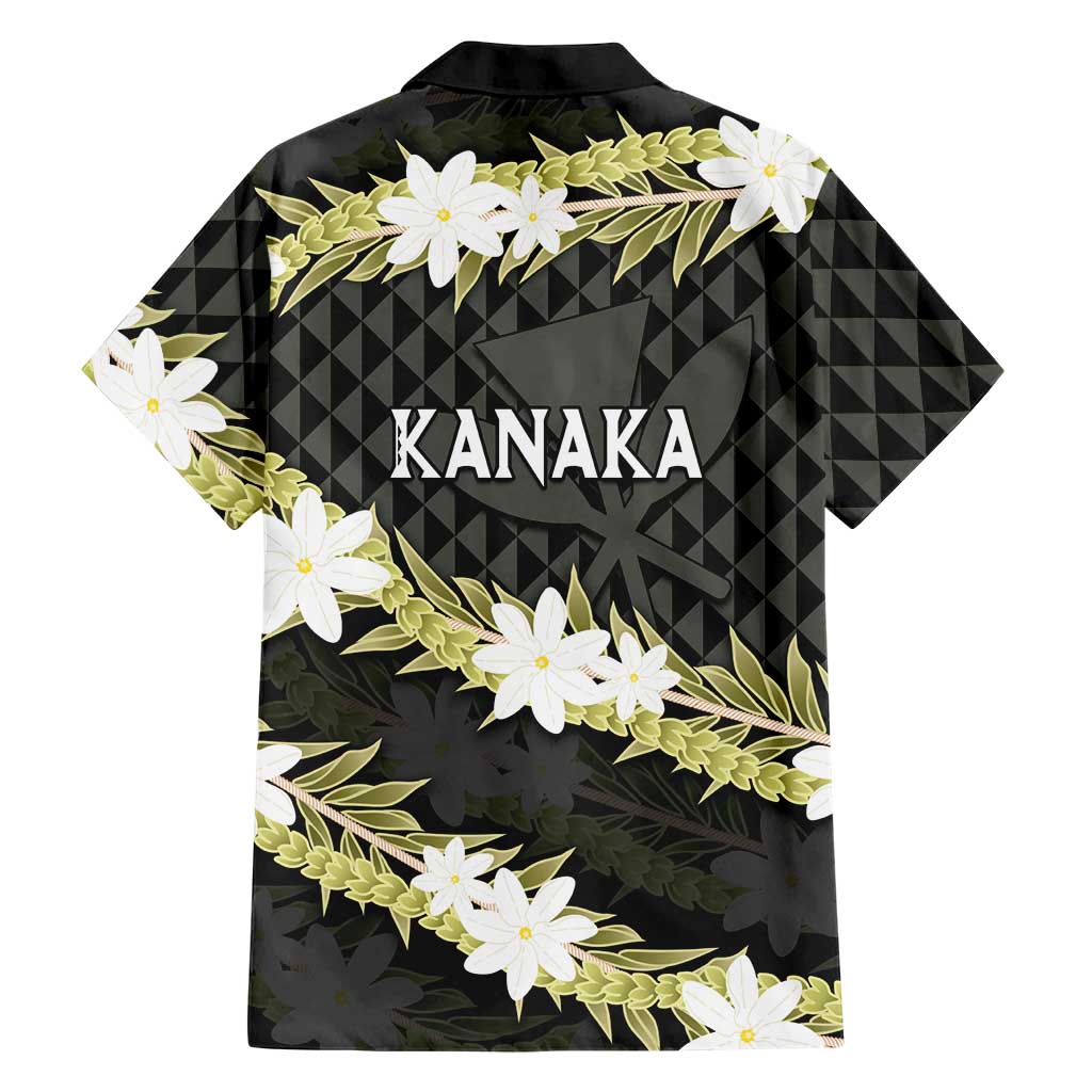 Born And Raised Aloha Hawaii Family Matching Puletasi and Hawaiian Shirt Kanaka Kakau Hawaiian Tiare Pakalana Lei LT14 - Polynesian Pride