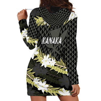 Born And Raised Aloha Hawaii Hoodie Dress Kanaka Kakau Hawaiian Tiare Pakalana Lei LT14 - Polynesian Pride