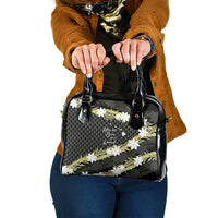 Born And Raised Aloha Hawaii Shoulder Handbag Kanaka Kakau Hawaiian Tiare Pakalana Lei - Polynesian Pride