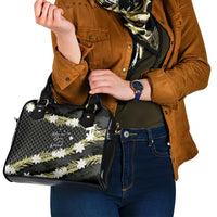 Born And Raised Aloha Hawaii Shoulder Handbag Kanaka Kakau Hawaiian Tiare Pakalana Lei - Polynesian Pride