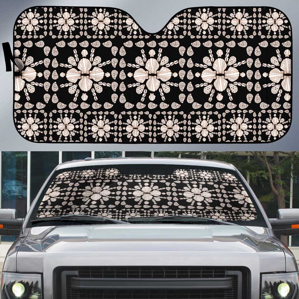 Aloha Hawaii Shell Quilt Auto Sun Shade Seamless Style - Polynesian Pride