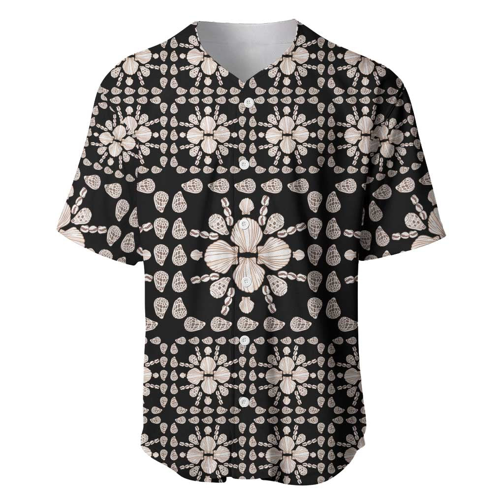 Aloha Hawaii Shell Quilt Baseball Jersey Seamless Style - Polynesian Pride