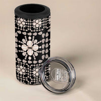 Aloha Hawaii Shell Quilt 4 in 1 Can Cooler Tumbler Seamless Style LT14 - Polynesian Pride