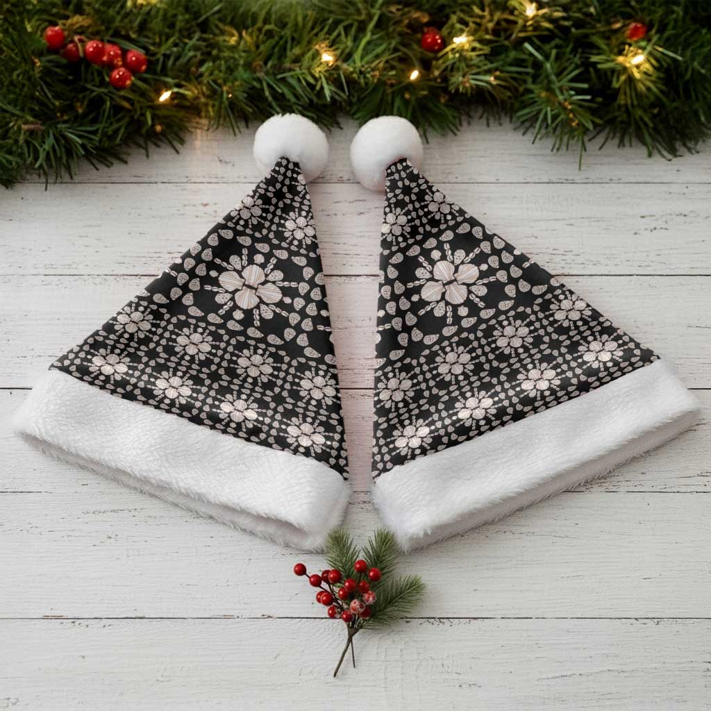 Aloha Hawaii Shell Quilt Christmas Santa Hat Seamless Style - Polynesian Pride