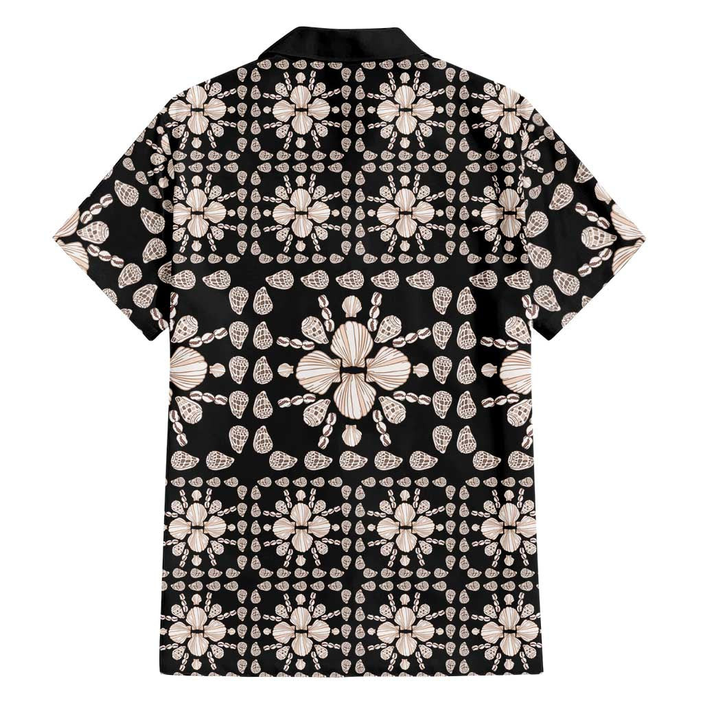 Aloha Hawaii Shell Quilt Family Matching Off Shoulder Maxi Dress and Hawaiian Shirt Seamless Style - Polynesian Pride
