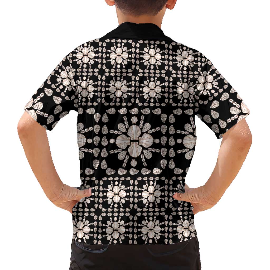 Aloha Hawaii Shell Quilt Family Matching Short Sleeve Bodycon Dress and Hawaiian Shirt Seamless Style - Polynesian Pride